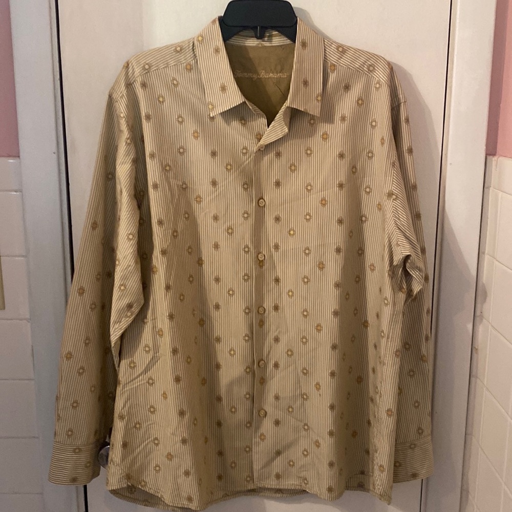 Tommy Bahama Silk Shirt Sz L